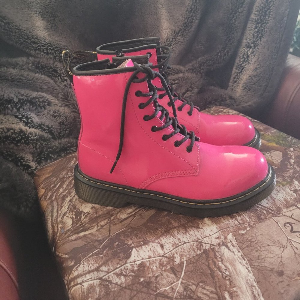 Doc Martens Hiking Boots, Hot Pink, Size Women's 6